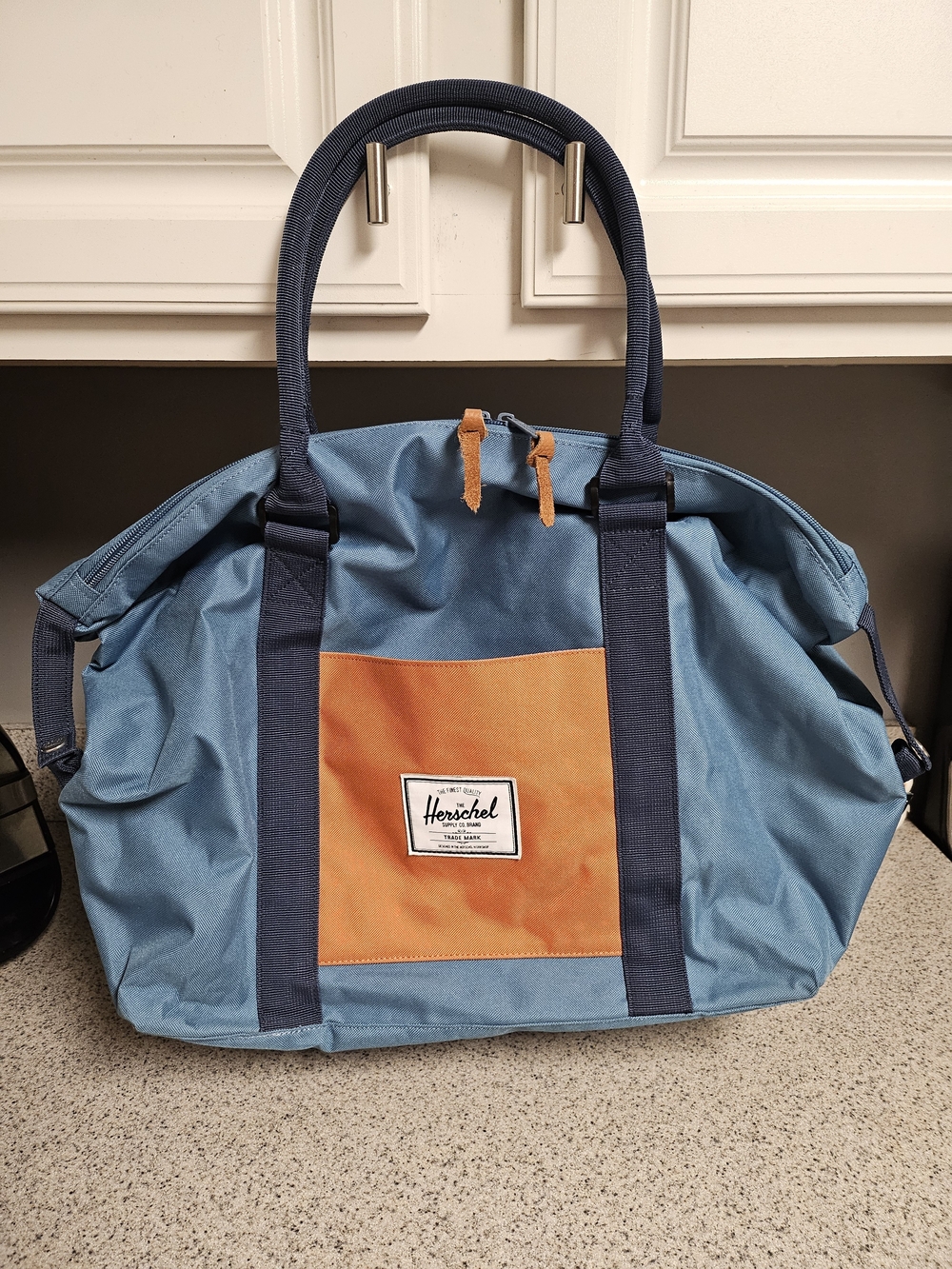 Herschel Supply Company Blue and Orange Men’s Travel Tote Bag